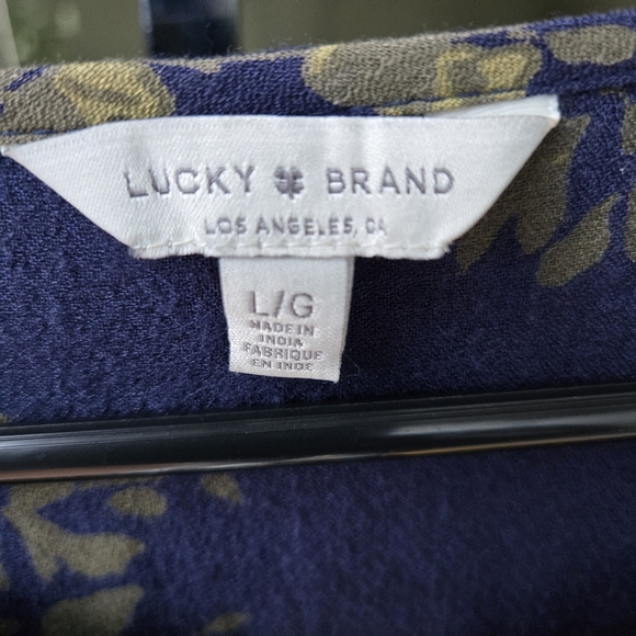 Lucky Brand Top Sz Lg - Picture 2 of 6